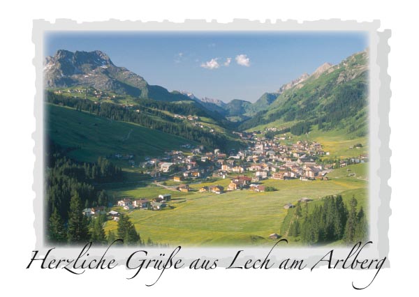 Lech am Arlberg, 1444m, Oberlech am Arlberg 1750m, Karhorn 2416m, Vorarlberg, Österreich
