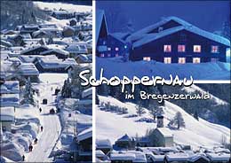 Schoppernau im Bregenzerwald, Vorarlberg, Österreich