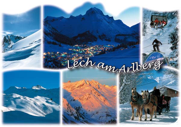 LECH am Arlberg Internationaler Wintersportort, Vorarlberg, Österreich