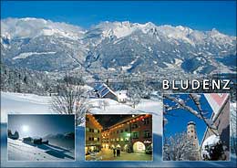 Alpenstadt Bludenz  Vorarlberg Österreich