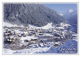 Gaschurn im Montafon,980m,gegen Vallüla,2813m,Vorarlberg, Österreich