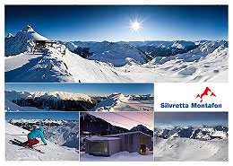 Skigebiet Silvretta Montafon,Vorarlberg, Österreich