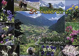 St. Gallenkirch im Montafon, Vorarlberg, Österreich