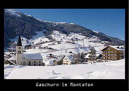Gaschurn im Montafon,Vorarlberg, Österreich