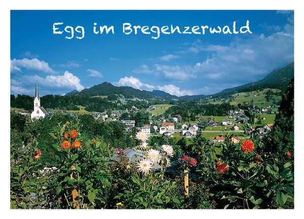 Egg im Bregenzerwald, Vorarlberg, Österreich