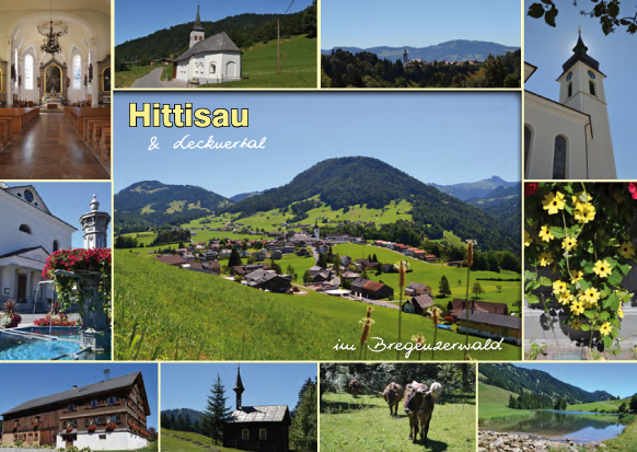 Hittisau und Lecknertal im Bregenzerwald, Vorarlberg, Österreich
