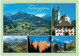 Tschagguns im Montafon, Vorarlberg, Österreich