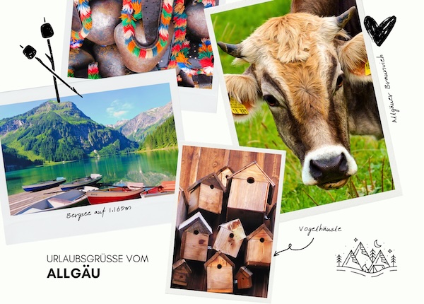 Das Allgäu ist eine der beliebtesten Urlaubsregionen Deutschlands, gelegen im außersten Sudwesten Bayerns, mit Teilen in Baden-Württemberg und an der Grenze zu Osterreich. Es ist bekannt für seine beeindruckende Alpenlandschaft, grüne Hügel, zahlreiche
Seen und eine starke kulturelle Identität.