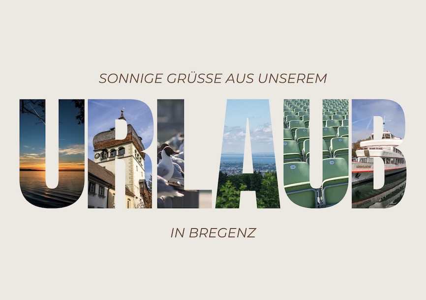 Bregenz liegt im westlichsten Bundesland Österreichs, östlich des Bodensees