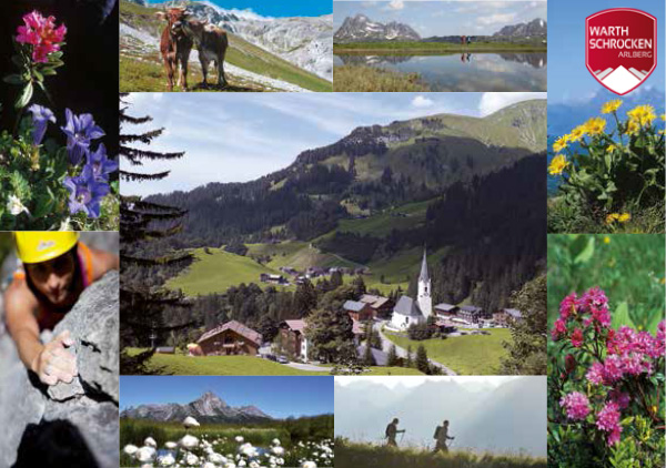 Warth-Schröcken Arlberg,
Klettergarten Schrofenwies, Wannensee,
Biberkopf 2.599m, Schröcken 1.269m,
Vorarlberg, Österreich