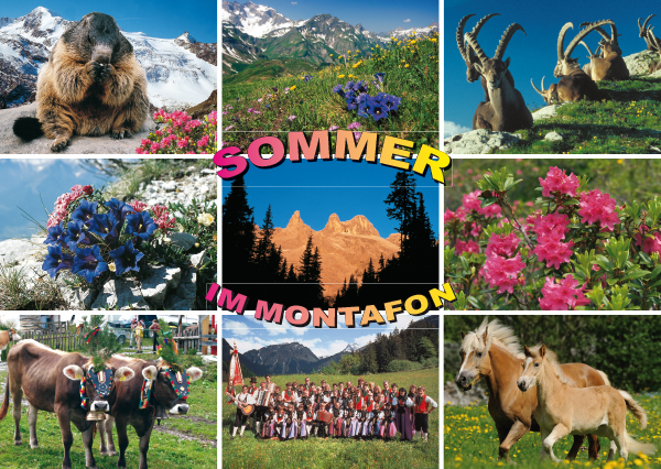 Montafon, Vorarlberg, Österreich