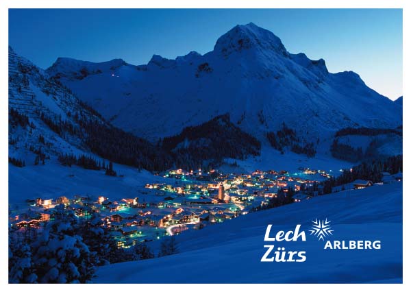 1214 Lech am Arlberg 
Nachtaufnahme gegen Omeshorn Vorarlberg, Österreich