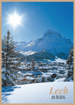 LECH am Arlberg Internationaler Wintersportort Vorarlberg, Österreich