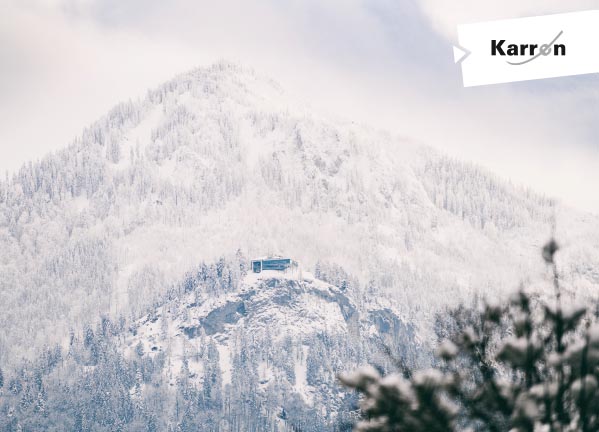 Schneebedeckter Karren Dornbirn
Vorarlberg, Österreich