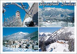 Alpenstadt Bludenz, Vorarlber, Österreich