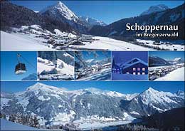 Schoppernau im Bregenzerwald, Vorarlberg, Österreich