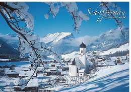 Schoppernau im Bregenzerwald, Vorarlberg, Österreich