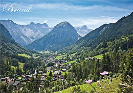 Brand im Brandnertal, Vorarlberg, Österreich