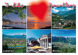 Bundesland Vorarlberg, Österreich