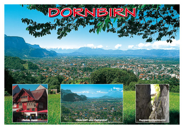 Messe  und Gartenstadt Dornbirn, im Rheintal, Vorarlberg, Österreich