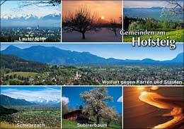 Gemeinden am Hofsteig, Vorarlberg, Österreich