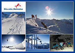 377 Skigebiet Silvretta Montafon,Vorarlberg, Österreich
