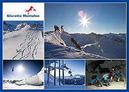 Skigebiet Silvretta Montafon,Vorarlberg, Österreich