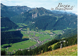 Bezau im Bregenzerwald, Vorarlberg, Österreich