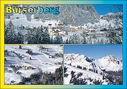 Bürserberg bei Bludenz, Vorarlberg, Österreich