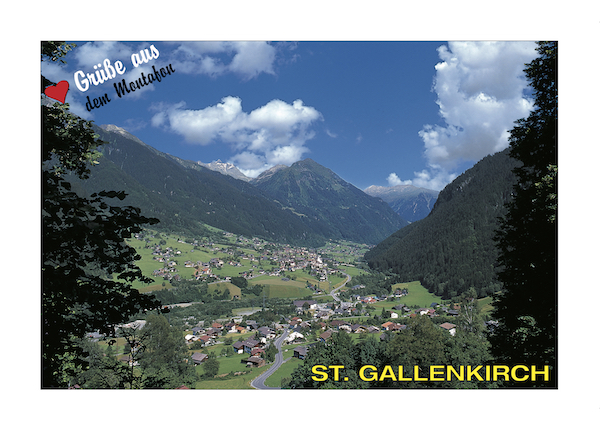 St. Gallenkirch im Montafon gegen Valschavieler Maderer, 2769 m, Vorarlberg, Österreich