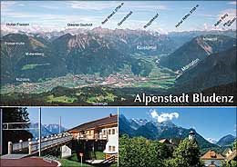 Bludenz, Restaurant am Muttersberg, Vorarlberg, Österreich