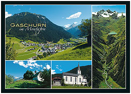 Gaschurn im Montafon, Kapelle Maria Schnee, Pfarrkirche St. Michael, Silvretta-Hochalpenstrasse, Vorarlberg, Österreich