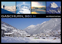 Gaschurn im Montafon,980m,Vorarlberg, Österreich