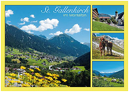 St. Gallenkirch im Montafon, Vorarlberg, Österreich