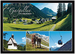Gargellen im Montafon, Kapelle, Schafbergbahn, Vorarlberg, Österreich