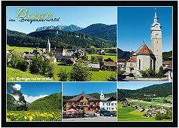 Bezau im Bregenzerwald, Vorarlberg, Österreich