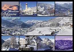 Schruns und Tschagguns im Montafon,Vorarlberg, Österreich