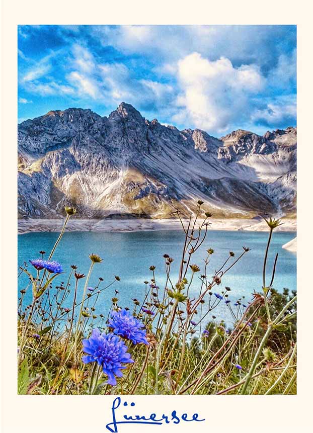 Der Lünersee ist einer der größten Seen im österreichischen Bundesland Vorarlberg.
Wasserspiegel bei Vollstau: 1970 m ü. A.
Vorarlberg, Österreich