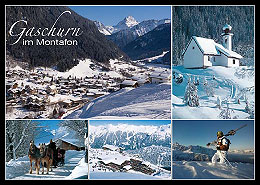 Gaschurn im Montafon,Vorarlberg, Österreich