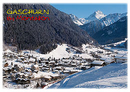 Gaschurn im Montafon, Vorarlberg, Österreich