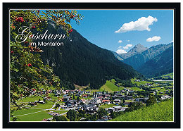 Gaschurn im Montafon, Vorarlberg, Österreich