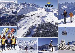 Schigebiet Golm im Montafon, Vorarlberg Österreich