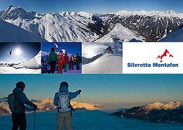 Skigebiet Silvretta Montafon,Vorarlberg, Österreich