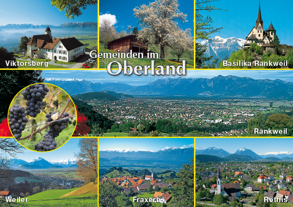 Gemeinden im Oberland, Vorarlberg, Österreich